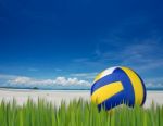 Beach Volleyball Stock Photo