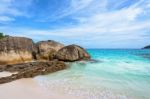 Small Beach In Thailand Stock Photo