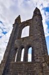 St Andrews Cathedral Ruins Stock Photo