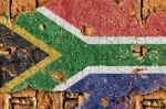 Grunge Flag Of South Africa Stock Photo