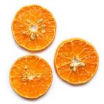 Orange Pieces Stock Photo