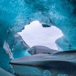 Crystal Ice Cave Near Jokulsarlon Stock Photo