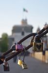 Love Lockers Bridge Stock Photo