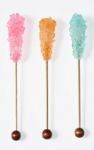 Sugar Crystal Stick Stock Photo