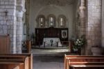 Bramber, West Sussex/uk - April 20 : Interior View Of St Nichola Stock Photo