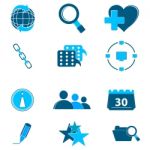 Web Icons Stock Photo