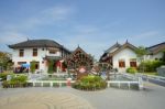 The Celestial Dragon Village In Suphan Buri, Thailand Stock Photo