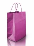 Purple Bag Stock Photo