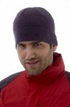 Young Man Wearing Woolen Cap Stock Photo