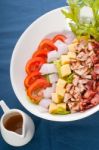 Fresh Caesar Salad Stock Photo