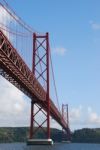 25th April Bridge In Lisbon, Portugal Stock Photo