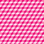 Pink Geometric Volume Seamless Pattern Background 002 Stock Photo