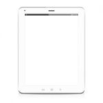 Tablet Computer White Stock Photo