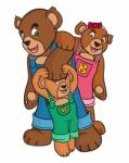 Bear Family Stock Photo