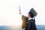 Graduation Student Commencement University Degree Concept, Group Stock Photo