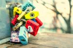 Seoul - March 28 : Love Padlocks At N Seoul Tower Or Locks Of Love Is A Custom In Some Cultures Which Symbolize Their Love Will Be Locked Forever At Seoul Tower On March 28,2015 In Seoul,korea Stock Photo