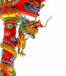 Dragon Chinese In Thailand Country Stock Photo