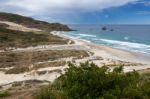 Sandfly Bay Stock Photo