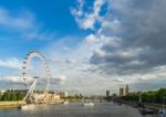 View Of The London Eye Stock Photo