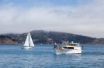 Approaching Sausalito Marina Stock Photo