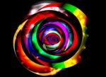 Shape Colorful Spiral Stock Photo