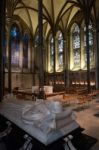 Interior View Of Salisbury Cathedral Stock Photo