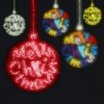 Decorative Christmas Bauble Stock Photo