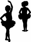 Small Ballerinas Stock Photo