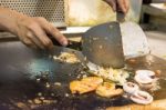 Cooking Seafood Stock Photo