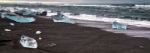 View Of Jokulsarlon Beach Stock Photo