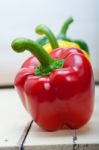 Fresh Bell Peppers Stock Photo