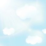 Illustration Clear Blue Sky Stock Photo