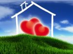 Love House Stock Photo