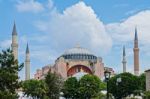 Istanbul, Turkey - May 26 : Exterior View Of The Hagia Sophia Museum In Istanbul Turkey On May 26, 2018 Stock Photo