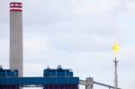 Coal Transmission System At Coal-fired Power Plant Stock Photo