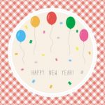 Happy New Year Greeting Card2 Stock Photo