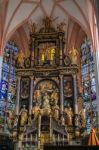 Interior View Of The Collegiate Church Of St Michael In Mondsee Stock Photo