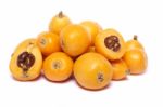 Loquat Fruit Stock Photo