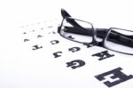 Eye Test Stock Photo