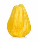 Ripe Jackfruit Isolated On White Background Stock Photo