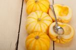 Fresh Yellow Pumpkin Stock Photo