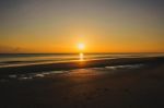 Beautiful Sunset Above The Sea Stock Photo