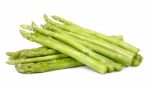 Asparagus Isolated On The White Background Stock Photo