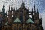 St Vitus Cathedral In Prague Stock Photo