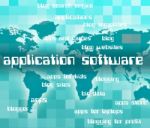 Application Software Shows Softwares Apps And Freeware Stock Photo