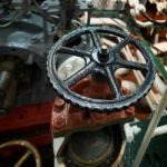 Pressure Valve On Hms Belfast Stock Photo