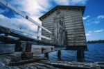 Maroochy River Boat House During The Day Stock Photo