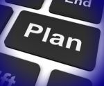 Plan Key Shows Objectives Planning And Organizing Stock Photo