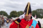 Detling, Kent/uk - August 29 : Man In Costume At The Military Od Stock Photo