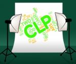 Clp Currency Indicates Chile Pesos And Currencies Stock Photo